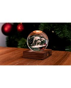 Gingko Amber Crystal Light Jumping Dolphin